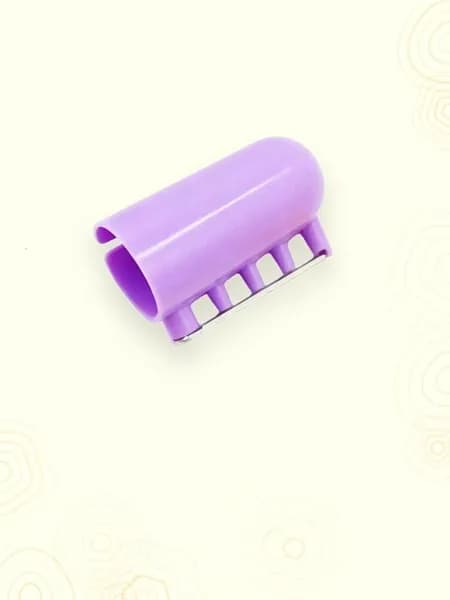 Удобные защитные напальчники для вязания из прочного ABS, Purple