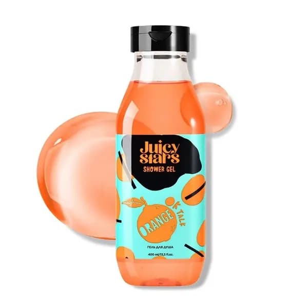 JUICY STARS Гель для душа БОЛТЛИВЫЙ АПЕЛЬСИН, 400 мл