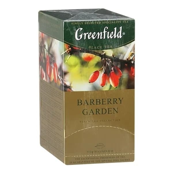 Чай Greenfield Barberry garden индийский 1,5 г х 25 шт