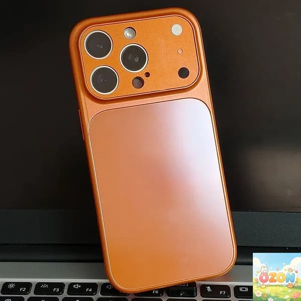 Муляж iPhone 17 PRO MAX,Чехол для iPhone 17 PRO MAX оранжевого цвета