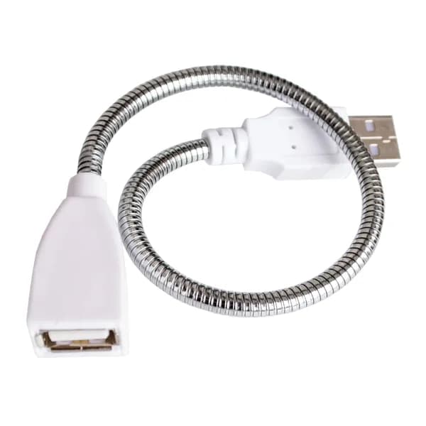 Настольная лампа USB кабель питания удлинительный шнур гибкий металлический шланг USB настольный светильник