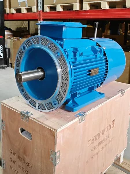 Электродвигатель с тормозом YEJ160L-4 (15/1500) 380/660 IP55 PTC/135 RAL5010 B35