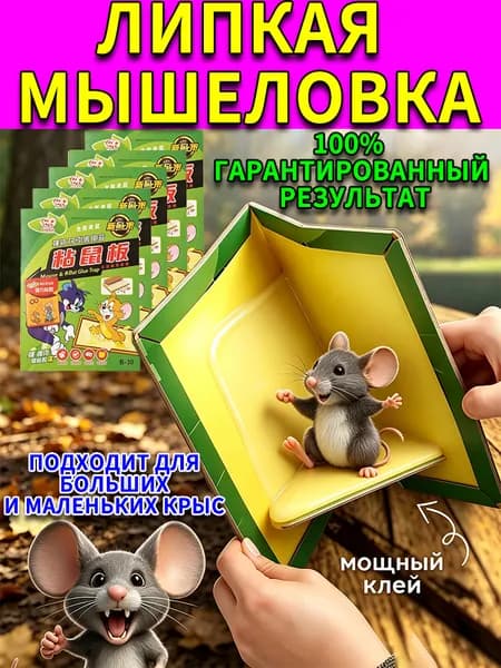 Клеевая ловушка от мышей и крыс, набор