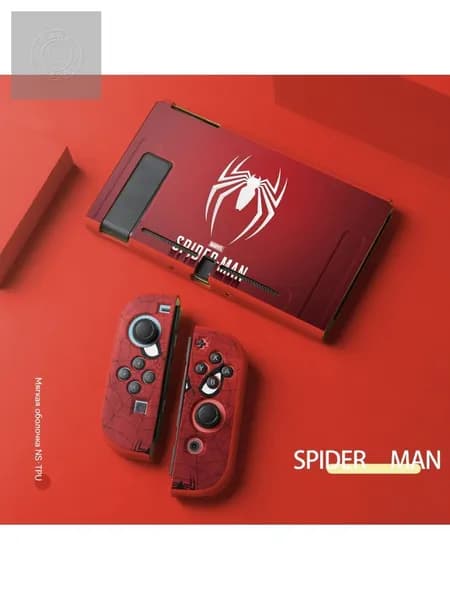 Защитный чехол для Nintendo Switch (нинтендо свитч), противоударный кейс, прочный-nsЗащитный чехолSPIDER MAN