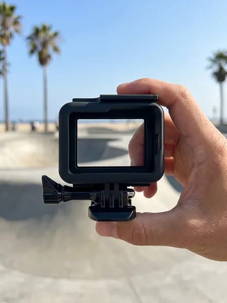 Чехол-рамка для GoPro 7/6/5 из поликарбоната, чёрный