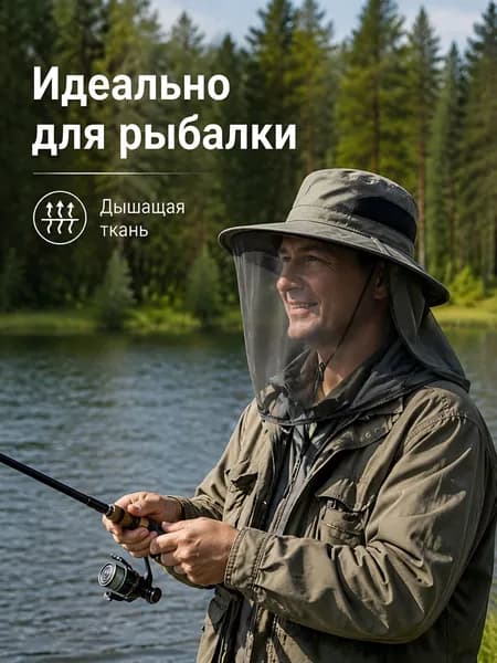 Бейсболка для рыбалки и охоты 1