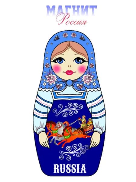 Магнит "Матрешка"