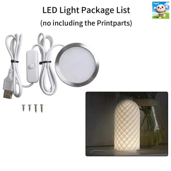 Для Bambu Lab LED Light Model Kit Детали 3D-принтера.