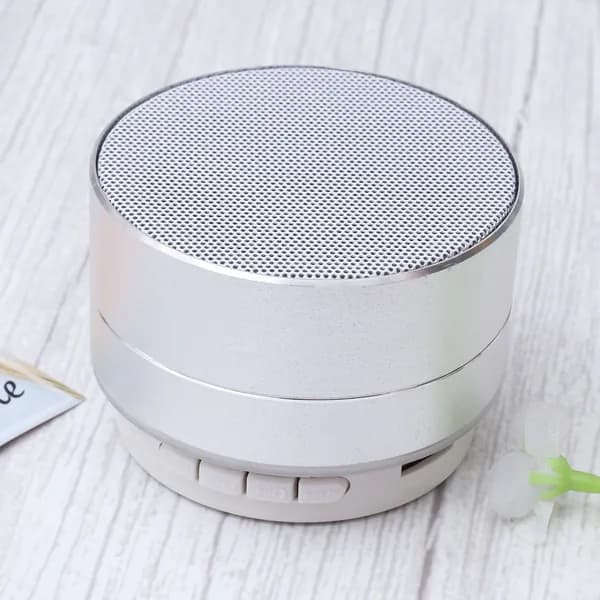 Миниатюрная металлическая колонка с bluetooth 3.0 и fm-радио для прослушивания