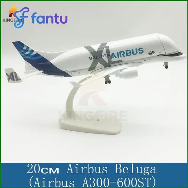 Эксклюзивная модель Airbus Beluga A300600ST на кронштейне, статуя