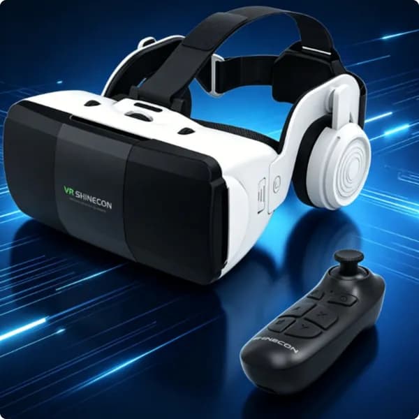 VR-очки 3D для игр и фильмов, с кнопками управления G06ed B03