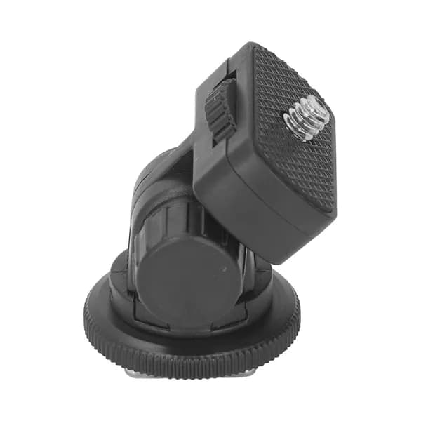 Адаптер холодный башмак на 1/4", с наклоном 180, ABS, чёрный
