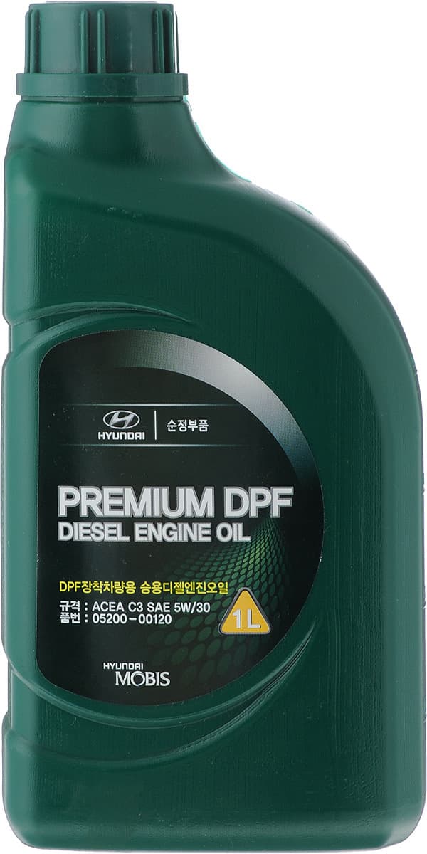 Hyundai PREMIUM DPF DIESEL 5W-30 Масло моторное, Синтетическое, 1 л