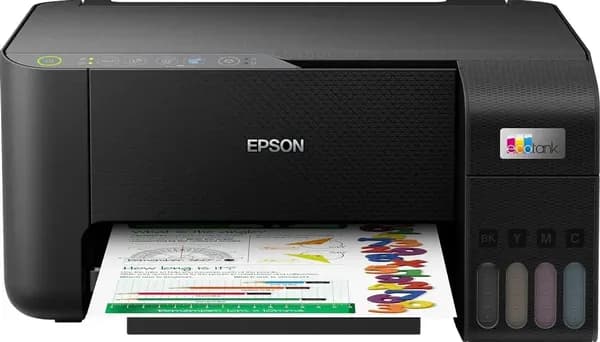 МФУ Epson струйное, цветная печать, А4, с СНПЧ, черный, 1500стр (C11CJ67408)