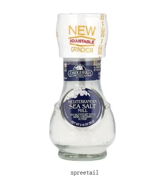 Drogheria & Alimentari,Молотая соль Средиземного моря, 3,18 унции (90 грамм)