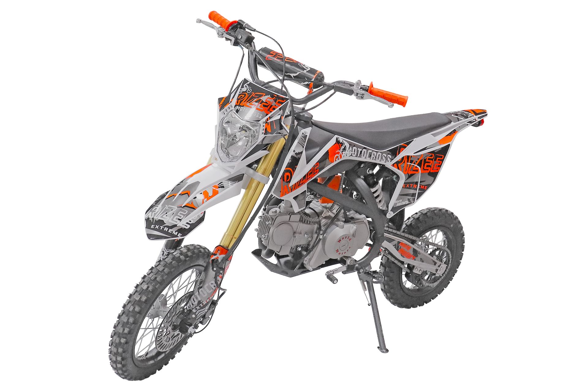 Питбайк RIZEE 125 см3, 14/12 DB11-AE CLASSIC+ black/orange