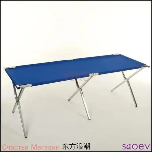Складной уличный стол 200x70x70 см с утолщением, практичный синий