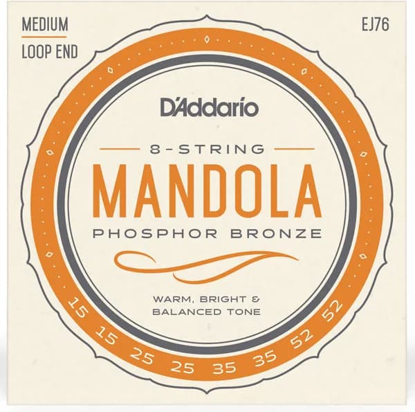 Струны для мандолы D"Addario EJ76 15-52