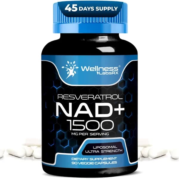 WELLNESS LABSRX Липосомная добавка NAD, 1500 мг - Сделано в США
