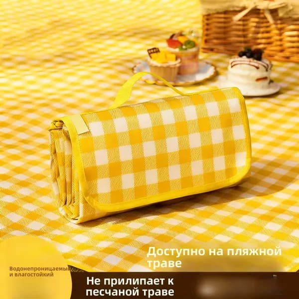 Пикниковая прокладка, влагонепроницаемая, утолщенная, для отдыха на природе, кемпинга и установки палатки.