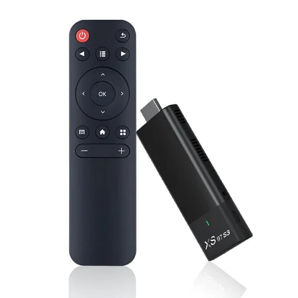 GJX Смарт ТВ стик 4K, портативный медиаплеер с 2 ГБ ОЗУ, 8 ГБ ПЗУ и пультом для телевизоров 10.0.