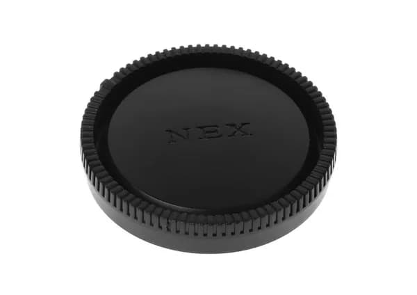 Крышка байонета объектива Sony NEX с надписью
