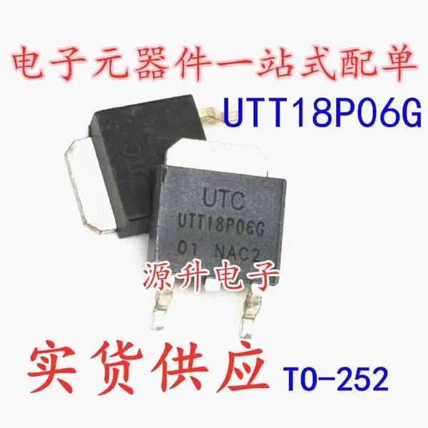 10 шт. UTT18P06G-3-R UTT18P06G MOS TO-252 Электроника чип