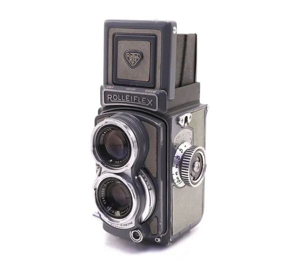 Двухобъективный фотоаппарат Rolleiflex 4x4 Gray Baby
