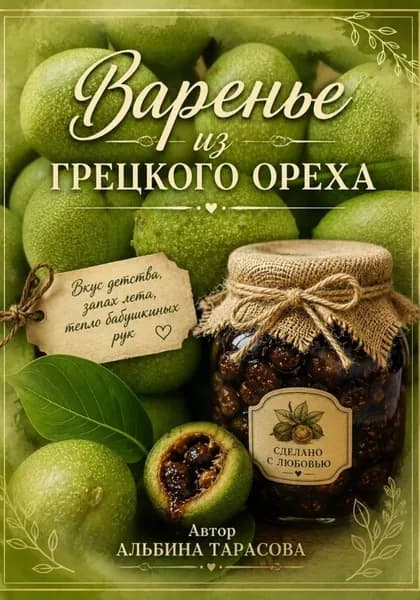 Вкус детства. Варенье из зелёных грецких орехов | Тарасова Альбина | Электронная книга