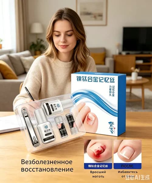 Набор для коррекции вросшего ногтя из никель-титанового сплава для домашнего лечения