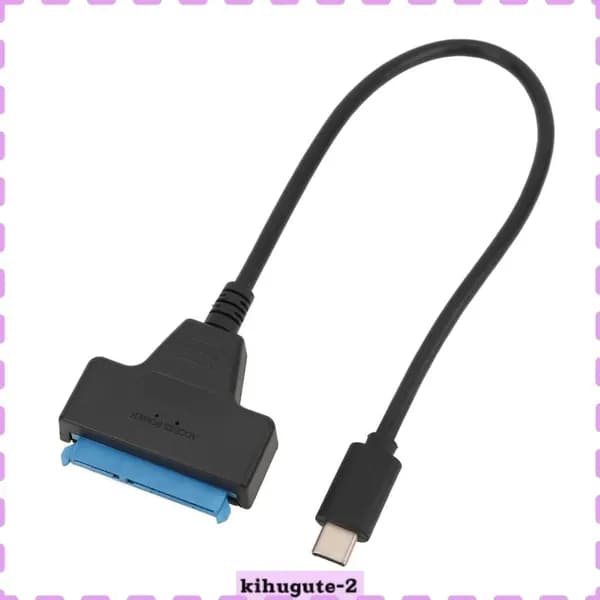 Адаптер SATA к USB 3.1 Type C, высокоскоростной, для 2.5-дюймовых HDD SSD