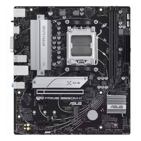 ASUS Материнская плата ASUS PRIME B650M-K (90MB1F60-M0EAY0), DDR5, Материнская плата