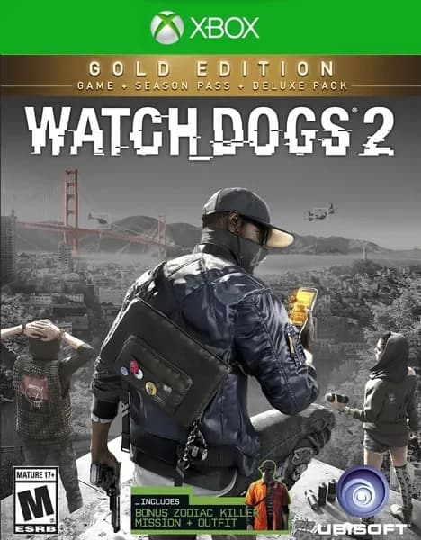 Игра Watch Dogs 2 Gold Edition для Xbox One, Series X S, Русская озвучка, электронный ключ