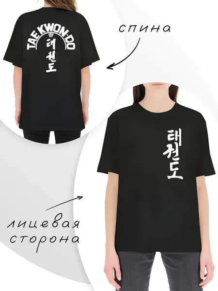 Футболка Тхэквондо Боевое искусство Единоборства Спорт