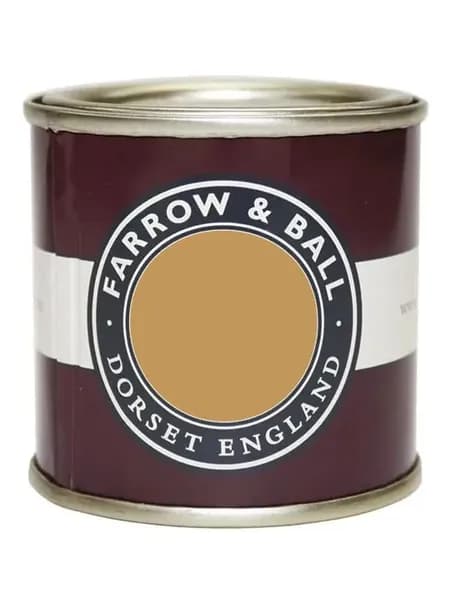Краска для мебели и декора ультраматовая, меловая краска Farrow & Ball Estate Emulsion цвет 66 India Yellow, 100 мл