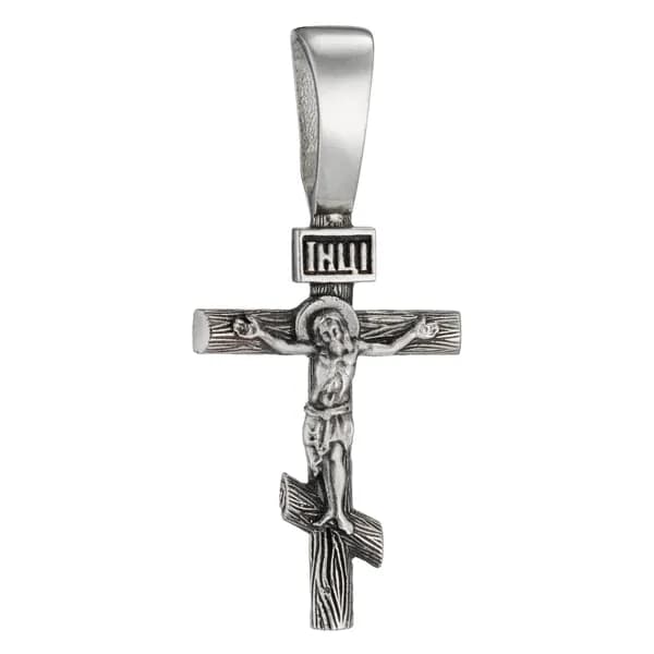 Legenda jewelry Крестик ювелирный Серебро черненое