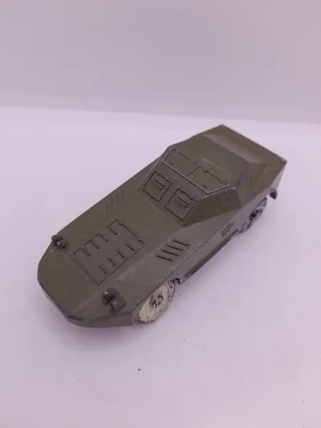 Винтажная советская игрушка машина военная, металл, СССР