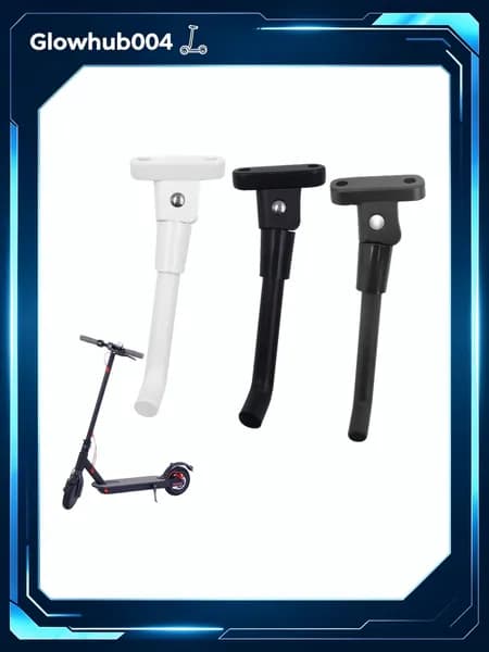 Подставка для Xiaomi M365, ABS, чёрн./бел., 14.7*3.1см, 90г
