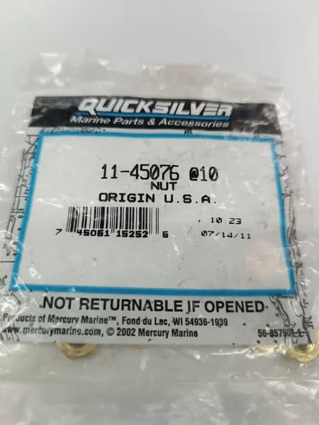 Гайка 11-45076 (Оригинал)(Quicksilver)