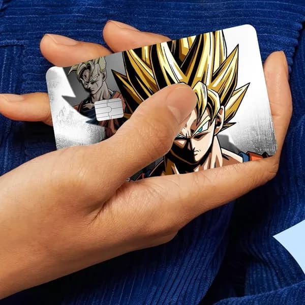 Аниме DRAGON BALL Card Stickers Наклейка для банковской карты