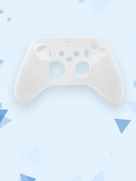 Чехол-накладка из силикона для геймпада Xbox Series S/X, Белый