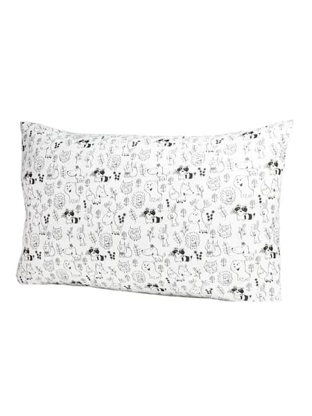 Наволочка на молнии Arneo Home Animals 40x60 см, 1 шт., 100% хлопок