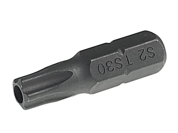 Вставка 1/4"DR 5-гранная TORX с отверстием TS30Hх25мм, JTC-1192530
