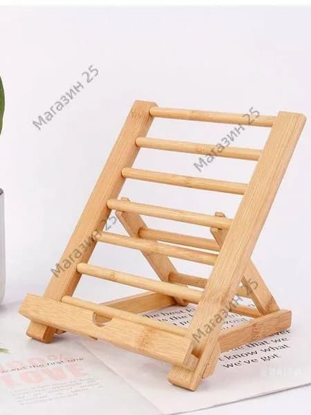 IKEA VIVALLA подставка для планшета бамбук 22x17 см