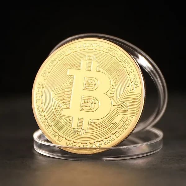 Сувенирная монета Bitcoin