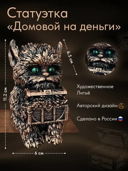 Фигурка «Домовой на деньги» — оберег для дома