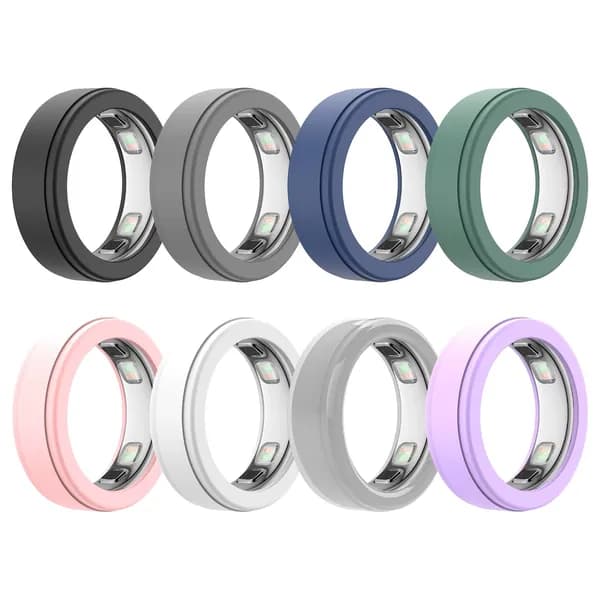 Силиконовый чехол для Oura Ring 5, 8 шт., размер S, прозрачные и цветные