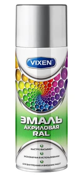 Эмаль ASTROHIM VIXEN VX37040 акриловая RAL, серое окно (RAL 7040)