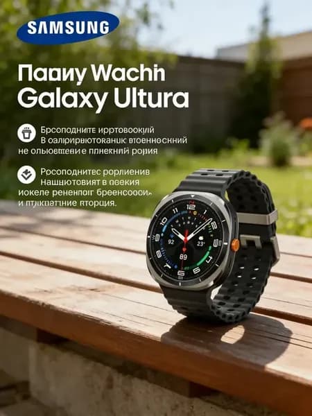 Galaxy Watch Ultra от прочность и стиль