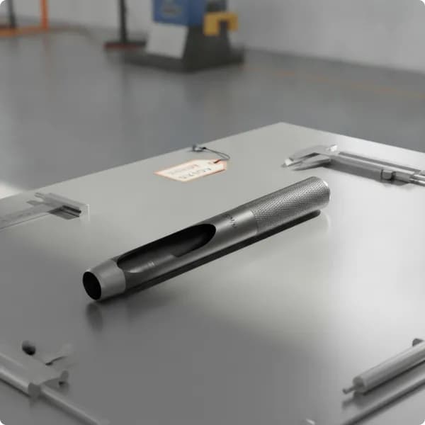 Пробойник из углеродистой стали 50 мм для кожи 6MM